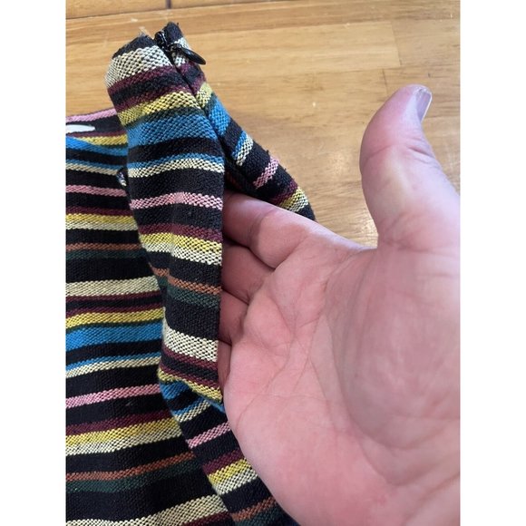 Tulle Mini Striped‎ Mini Skirt With Pockets XS - Picture 3 of 6